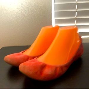 J Crew Women’s Pink Suede Ballet Flats Loafers Slip On Shoes Size 7.5